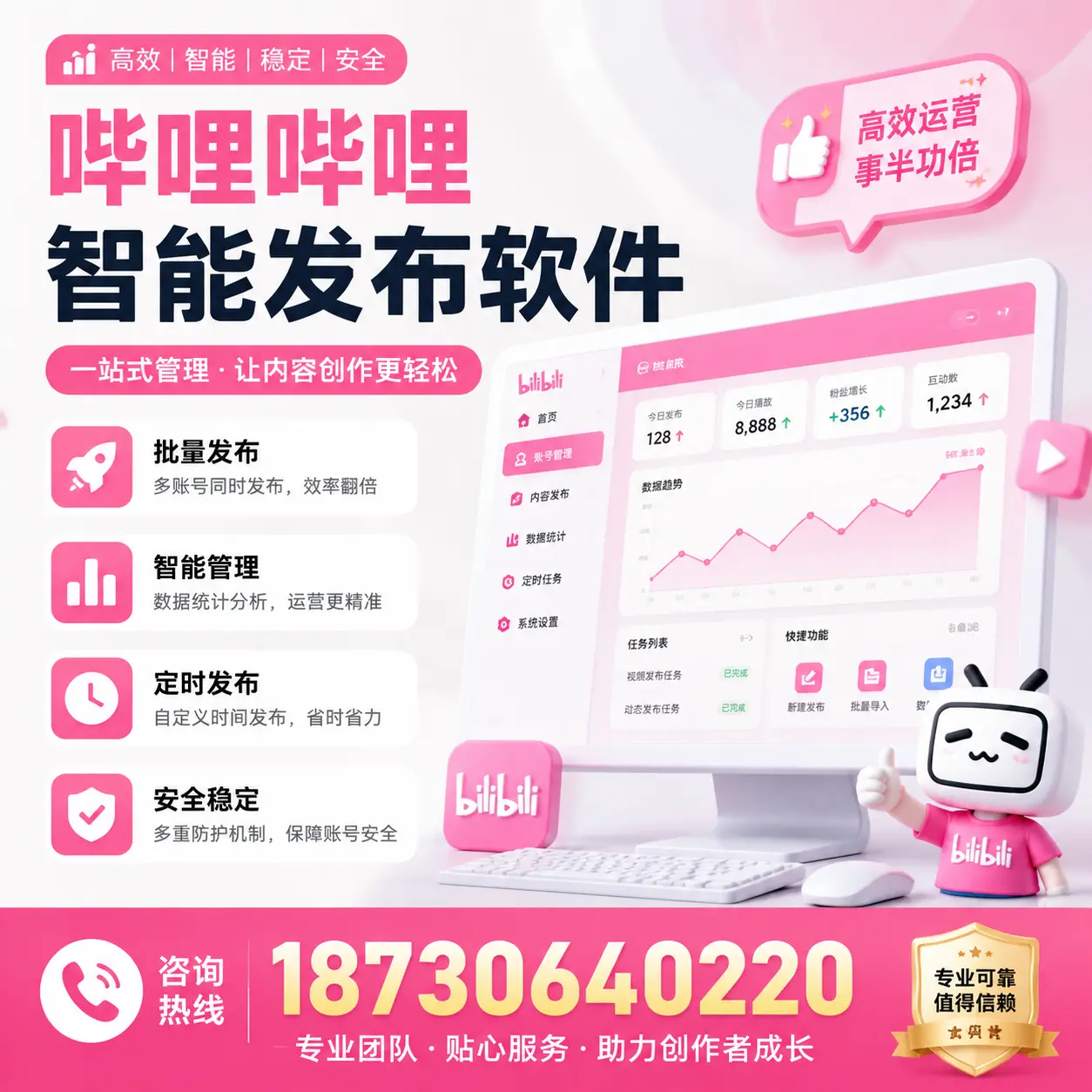 如何评估哔哩哔哩智能发布软件的ROI？攀枝花 企业必读